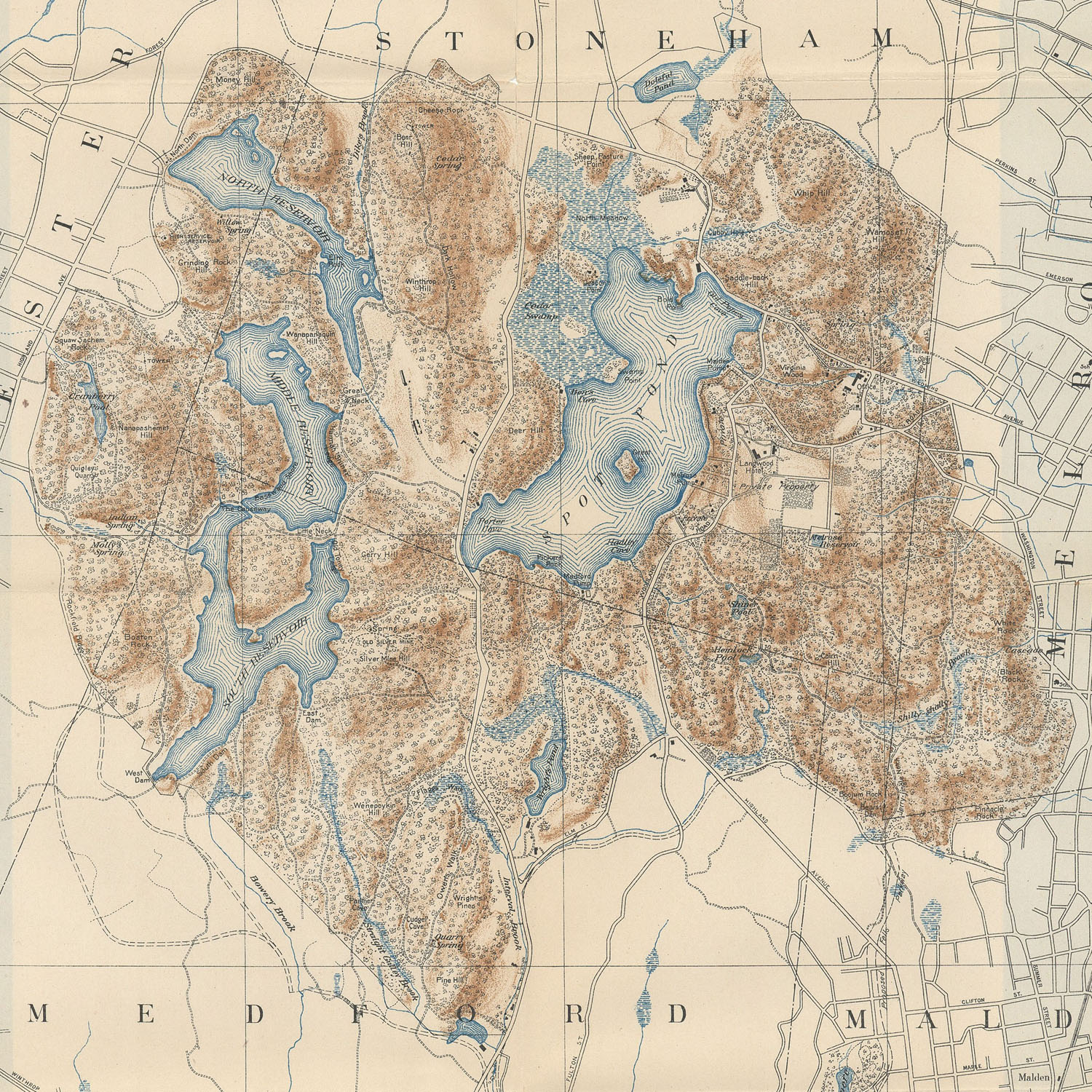 Deane's map